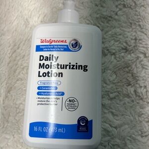 Walgreens Ceramide Daily Moisturizing Lotion Fragrance Free 16 oz